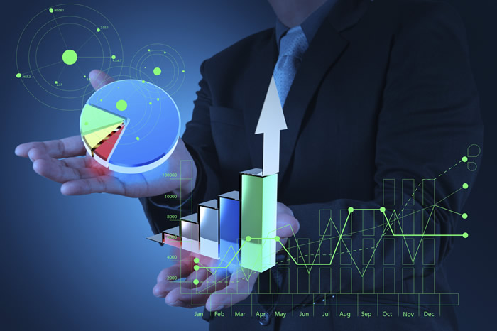 Business representative responding to a client